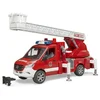 Image de Camion Pompier Mercedes Benz Sprinter Avec Echelle Et Module Son Et Lumiere Pour Enfant