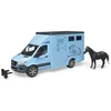 Image de Camion Betaillere Mercedes Benz Sprinter Avec Un Cheval Pour Enfant