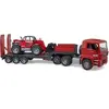 Image de Mezzo cantiere Bruder Camion Tga Pianale Ribassato e Caricatore Telescopico Manitou 1:16