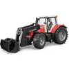 Image de Jeux de voiture avec chargeur Bruder Massey Ferguson 7624 Rouge TU 030476