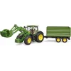 Image de John Deere - Tracteur 7r 350 Avec Fourche Et Remorque 1:16