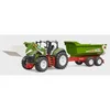Image de Jeux de voiture avec chargeur frontal et benne basculante Farming Toys Roadmax Bruder Noir TU 34528