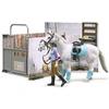 Image de Coffret Ecurie - - Bworld - Cavalière Cheval Et Accessoires Multicolore