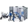 Image de Coffret Bworld Station De Police Avec Moto Pour Enfant