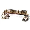 Image de Busch environnement - bue1497 - modélisme ferroviaire - passerelle en bois