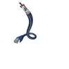 Image de in-akustik Premium - Câble réseau - RJ-45 (M) pour RJ-45 (M) - 50 cm - SF/UTP - CAT 6 - bleu, argent