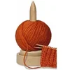 Image de Support bois pour pelote de laine -(...) - Marron