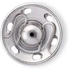 Image de Boutons pression à coudre 21mm - Carte de 3 - Argenté