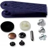 Image de Boite de 10 boutons pression anorak Argent avec outil 15 mm -(...) - Bronze antique