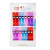 Image de Pinces à tissus Love 2,6 cm et 5,5 cm -(...) - 5,5 Cm multicolore
