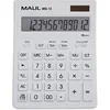 Image de Maul MXL 12 - Calculatrice de bureau - 12 chiffres - panneau solaire, pile - blanc