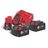 Image de Kit batterie et chargeur Milwaukee NRG-502 12/18V Li-ion RedLithium 5/2Ah