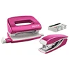 Image de Leitz 55612023 Set avec Mini-Agrafeuse & Mini-Perforateur, Agrafage ou Perforation jusqu'à 10 Feuilles, Agrafes P2 N°10 Incluses, WOW, Rose en occasion ou reconditionné