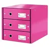Image de leitz bloc de classement click & store wow, rose noir