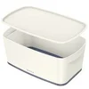 Image de Boîte de rangement MyBox WOW Avec couvercle Petit Blanc Gris ABS 5 L 31,8 x 12,8 x 19,1 cm