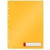 Image de Pochette intercalaire A4 polypropylène opaque Cosy jaune - Sachet de 3