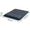 Image de Ergo - Tapis de souris avec repose-poignets - adjustable - gris foncé