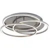 Image de BRILONER Leuchten   Plafonnier LED, lampe de plafond réglable, inclut une fonction mémoire, 60 Watt, 4.800 Lumen, 3.000 Kelvin, nickel mat, 546x100mmm (DxH) en occasion ou reconditionné