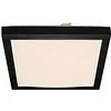 Image de BRILONER - Lampe de plafond LED avec éclairage indirect, couleur de lumière blanc chaud, 12 watts, 1200 lumens, plafonnier LED, lampe de salon, lampe de chambre à coucher, 27x27x8,5 cm, noir en occasion ou reconditionné
