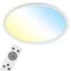 Image de BRILONER - Plafonnier LED plat Smart Home, compatible avec Alexa, télécommande, lampe LED, plafonnier LED, lampe de salon, panneau LED, lampe de chambre à coucher, lampe de couloir, 42x2,5 cm, blanc en occasion ou reconditionné