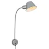 Image de BRILONER - Lampe de lit flexible, lampe de lit réglable, interrupteur à bascule, 1x E27 douille max. 10 Watt, câble inclus, chrome mat, 55 cm en occasion ou reconditionné