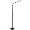 Image de BRILONER - Lampadaire LED à intensité variable pour décorer le salon et servir de lampe de lecture, Lampe LED orientable, Lampe de salon, Touche, Éclairage indirect, Noir en occasion ou reconditionné