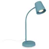 Image de BRILONER - Lampe de chevet, lampe de bureau orientable, lampe de table GU10 pour bureau à domicile avec interrupteur à câble, lampe de lecture, bleu pigeon en occasion ou reconditionné