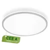Image de BRILONER - Plafonnier LED, CEE A source lumineuse, 8,5W 1800 lm, lumière indirecte, panneau lumineux extra plat, éclairage salon, cuisine, chambre, couloir, 33x6 cm, chrome mat en occasion ou reconditionné