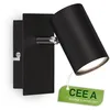 Image de BRILONER - Plafonnier LED, CEE A source lumineuse, orientable, 3000K blanc chaud, 2,5 W chacun 450 lumens, design extra plat, éclairage salon, cuisine, chambre, couloir, 45 cm, blanc en occasion ou reconditionné