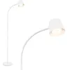 Image de BRILONER - Lampadaire LED sans fil avec touche, intensité variable, batterie et source interchangeables, lampadaire sur batterie, lampe de lecture, lampe de salon, plafonnier, lampadaire, 126,5 cm en occasion ou reconditionné