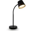 Image de BRILONER - Lampe de table LED sans fil tactile, orientable, pivotante, batterie & source lumineuse interchangeables, lampe de chevet, lampe de lecture, Home Office, 38,5cm, noir en occasion ou reconditionné