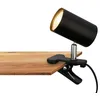 Image de BRILONER - Lampe de bureau avec interrupteur à fil, orientable, fiche, lampe à pince, lampe de chevet, 16,5x6,5x12cm, noir en occasion ou reconditionné