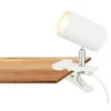 Image de BRILONER - Lampe de bureau avec interrupteur à fil, orientable, fiche, lampe de lecture, lampe à pince et chevet, 16,5x6,5x12cm, Blanc en occasion ou reconditionné