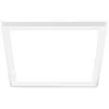 Image de BRILONER - Plafonnier LED à lumière indirecte, plat, lumière blanc neutre, lampe LED, plafonnier LED, lampe de salon, panneau LED, lampe de cuisine, éclairage de plafond, 24x24x3 cm, blanc en occasion ou reconditionné