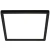 Image de BRILONER - Plafonnier LED à lumière indirecte, plat, lumière blanc neutre, lampe LED, plafonnier LED, lampe de salon, panneau LED, lampe de cuisine, plafonnier, 24x24x3 cm, noir en occasion ou reconditionné