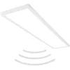 Image de BRILONER - Plafonnier LED avec détecteur de mouvement, plat, IP44 protection contre les éclaboussures, panneau LED, lampe de salle de bain, 98x20x3cm (LxWxH), blanc en occasion ou reconditionné
