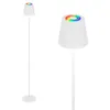 Image de BRILONER - Lampadaire LED RGBW sans fil avec touche, intensité réglable, batterie et source interchangeables, lampadaire sur batterie, lampe de lecture, plafonnier, lampadaire, 133 cm, blanc en occasion ou reconditionné