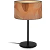 Image de BRILONER - Lampe de table avec décor de feuilles, interrupteur à fil, E27, max. 10W, boho, aesthetic, lampe de chevet, lampe déco couloir, bureau, lecture, salon, 25x41,5 cm, couleur café en occasion ou reconditionné