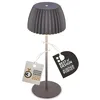 Image de BRILONER - Riffle Lampe de table LED sans fil IP44 avec bord lumineux, variateur tactile, batterie remplaçable, lampe de chevet sans fil,German Design Award Winner, 14,5x36,5 cm, anthracite en occasion ou reconditionné