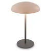 Image de BRILONER - Lampe de table sans fil LED IP44 avec bord lumineux, variateur tactile, batterie interchangeable, lampe de chevet sans fil, lampe de salon à poser, 19,5x30,5 cm, beige, anthracite en occasion ou reconditionné