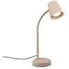 Image de BRILONER - Lampe de chevet avec interrupteur filaire, orientable, GU10, max. 9W, lampe de bureau, lampe table salon, 13x38,5 cm, beige en occasion ou reconditionné