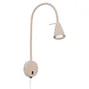 Image de BRILONER - Applique murale intérieure avec interrupteur intégré, orientable, lumière blanche chaude, applique murale, applique murale chambre, lampe murale, appliques, 8 x 45 cm, beige en occasion ou reconditionné