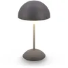 Image de BRILONER - Lampe de table sans fil LED IP44 avec fonction tactile, à intensité variable, batterie 4.000mAh remplaçable, lampe de chevet sans fil, lampe de salon à poser, 16 x 29 cm, anthracite en occasion ou reconditionné