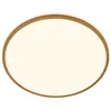 Image de BRILONER - Plafonnier salle de bain avec lumière blanche chaude, IP44 protection contre les éclaboussures, 18W, 1850lm, plafonnier led, plafonnier cuisine, lustre wc, 33 x 6,6 cm, blanc-bois en occasion ou reconditionné