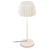 Image de BRILONER - Lampe de table LED à intensité variable, blanc chaud, bord lumineux, chevet, bureau, salon à poser, lampe à poser, table salon, 14,3x36 cm, blanc antique en occasion ou reconditionné