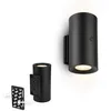 Image de BRILONER Sticklights - Lampe murale sans électricité ni perçage avec batterie, tactile, dimmable, lumière blanche chaude, sans fil, murale rechargeable, 6,1x12cm, noir en occasion ou reconditionné