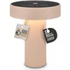 Image de BRILONER - Poga lampe de table sans fil, panneau solaire, variateur tactile progressif, ip44, câble usb-c, lampe de chevet sans fil, salon à poser, German Design Award 2026, 16x20 cm, beige en occasion ou reconditionné