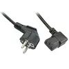 Image de - Câble d'alimentation - power CEE 7/7 (M) pour power IEC 60320 C13 incliné - 5 m - moulé - noir - France, Allemagne