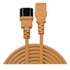 Image de - Rallonge de câble d'alimentation - power IEC 60320 C13 pour IEC 60320 C14 - 1 m - moulé - orange