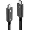 Image de - Câble Thunderbolt - 24 pin USB-C (M) pour 24 pin USB-C (M) - Thunderbolt 4 - 20 V - 5 A - 2 m - actif, support 8K, Alimentation USB (100 W), double